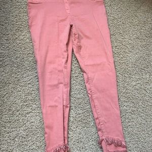 Coco + Carmen double fringed jeans- Coal size XL